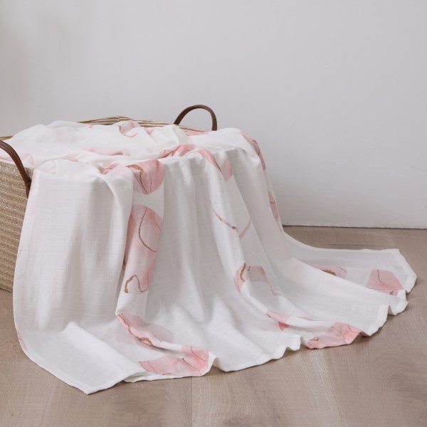 Bamboo muslin swaddle blanket SB02-7