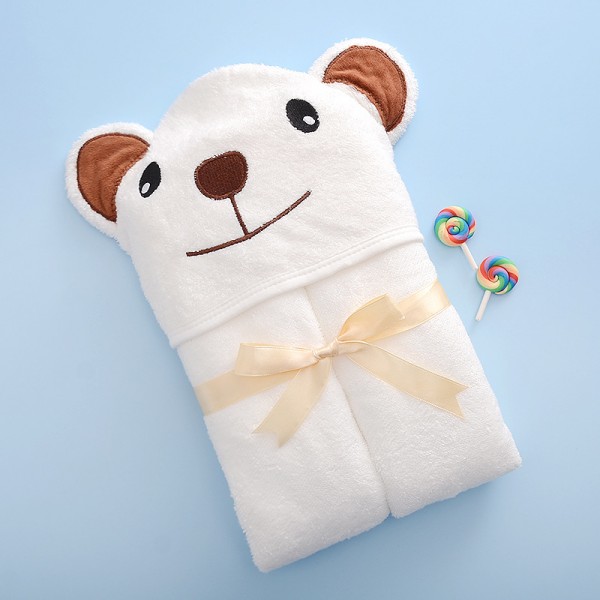 bamboo baby hooded bath towel BT01