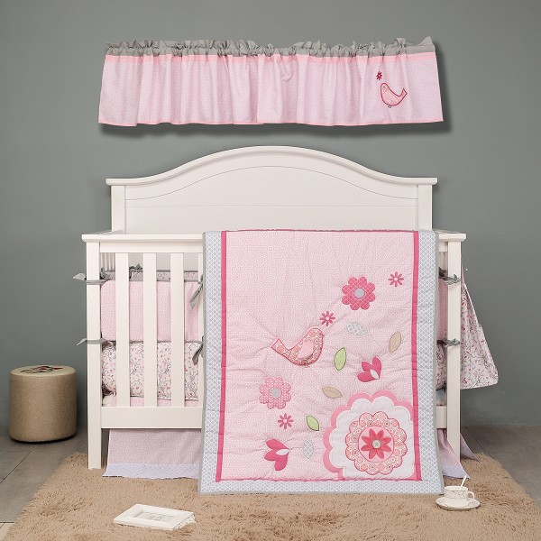 floral crib bedding set BBS05-2.jpg