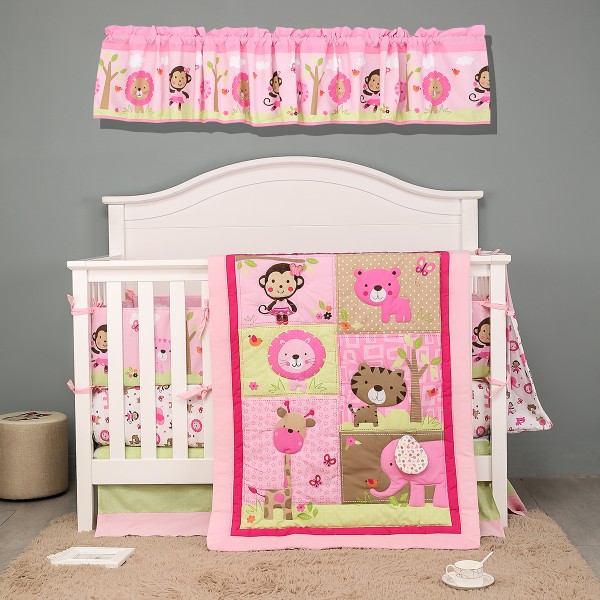 safari crib bedding set BBS08-1.jpg