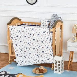 cotton crib bedding set BBS11-6